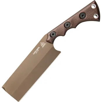 lovecký nůž Tops Nata Midnight Bronze Brown Micarta