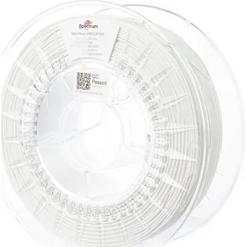 Filament Spectrum 3D filament, PET-G/PTFE, 1,75mm, 1000g, 80743, signal white