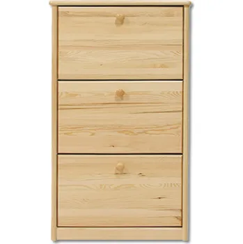 Dřevěný botník MB 86 borovice masiv