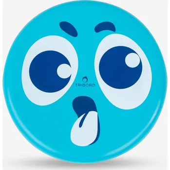 Kempingové nádobí OLAIAN Létající talíř DSoft modrý smajlík MODRÁ