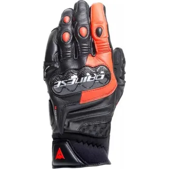 Rukavice DAINESE rukavice CARBON 4 SHORT black/fluo red - L