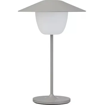 Lampička Přenosná stolní lampa ANI MINI 21 cm, LED, satelitní šedá, hliník, Blomus