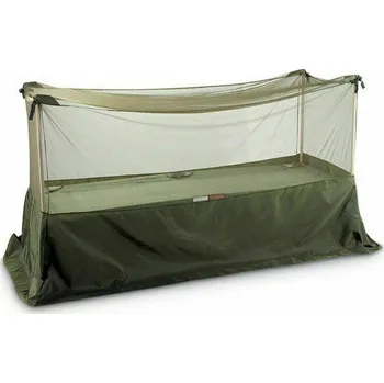 Moskytiéra ARMÁDNÍ ORIGINÁL UK VELKÁ BRITÁNIE Moskytiéra na polní lůžko s dřevěnými kolíky a obalem Velká Británie originál