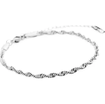 Náramek franco bene Kroucený náramek (úzký) - stříbrný | 2129