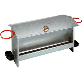 krmítko pro hospodářská zvířata Novital Krmítko pozink s napáječkou FARMYARD 810x330mm na 2 láhve