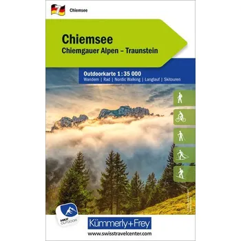 Chiemsee, Nr. 07, Outdoorkarte 1:35 000 - Hallwag Kümmerly+Frey AG