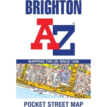 Encyklopedie Brighton A-Z Pocket Street Map - Heron Maps [EN] (2024, Karta, HarperCollins Publishers)