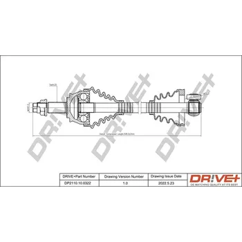Poloosa kola Hnací hřídel Dr!ve+ DP2110.10.0322