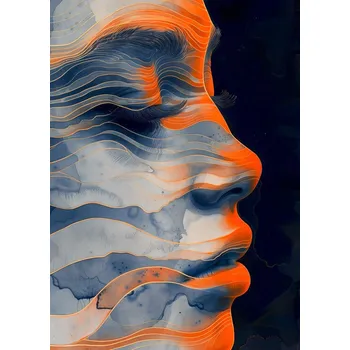 Plakát Plakát, Obraz - Extraordinary femininity woven threads of gold II, Justyna Jaszke