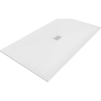Sprchová vanička Mexen Hugo obdélníková sprchová vanička SMC 170 x 100 cm, bílá, bílý kryt - 42101017-W