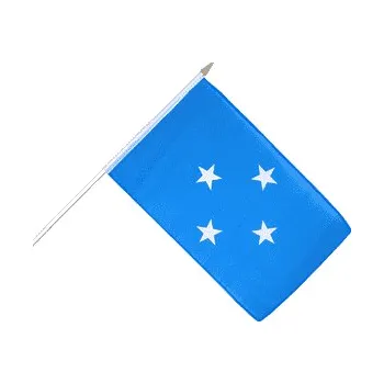 Vlajka Mikronésie 14 x 21 cm na plastové tyčce