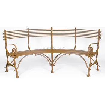 Zahradní lavice Kovová lavice Arras Curved Bench BCV Barva: Nic, Galvanizace: Nic