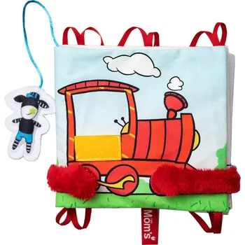 Mom’s Care – senzorická textilní knížka - mašinka