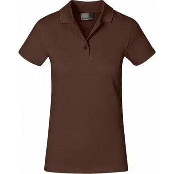 Dámské tričko Promodoro Prémiová dámská polokošile Superior ve vysoké gramáži 220 g/m s rozparky Barva: Hnědá, Velikost: XXL E4005F