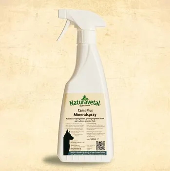 Kosmetika pro psa Naturavetal Canis Plus minerální sprej na srst a kůži 500ml