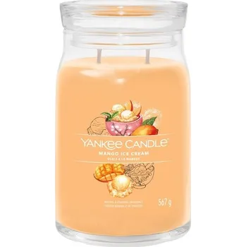 Svíčka Yankee-Candle Pokojove-vune Vonne-svickyMango Ice Cream 567 g (981,00 Kč / 1 kg)