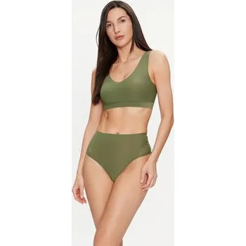 Kalhotky Chantelle Brazilské kalhotky s vysokým pasem Soft Stretch C10690 Zelená OS
