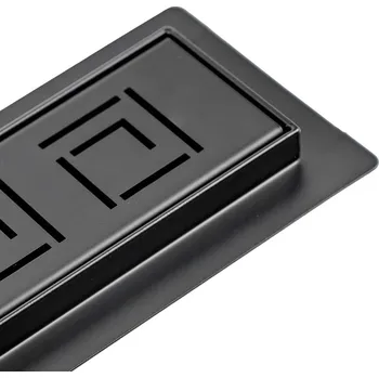 BPS-koupelny Sprchový odtokový žlab DL01 SIGMA G5 HYD-2669 80 cm, černý