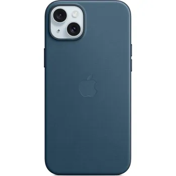 Pouzdro na mobilní telefon Zadní kryt Apple FineWoven MT4D3ZM/A vč. MagSafe pro Apple iPhone 15 Plus, pacific blue