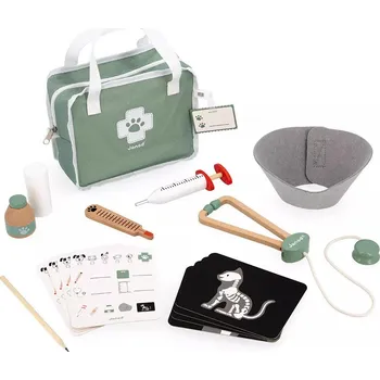 Dřevěná hračka Veterinární kufřík s příslušenstvím