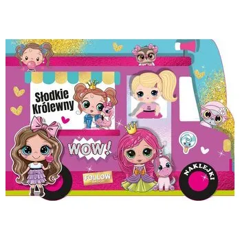 První čtění Słodkie królewny. Kolorowanka z wykrojnika - Katarzyna Maćkowiak