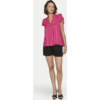 Dámská halenka Vila Halenka Visia 14097358 Růžová Regular Fit 40