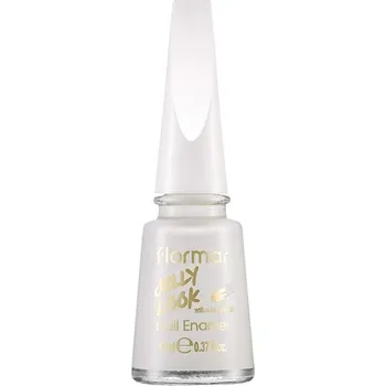 Přípravek na nehty Flormar Nehty Lak-na-nehtyLak na nehty Jelly Look 01 Pure Milk 11 ml (11 636,00 Kč / 1 l)