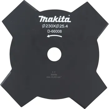 Křovinořez Makita 4zubý žací nůž 230 x 25,4 x 1,8 mm =oldB14118
