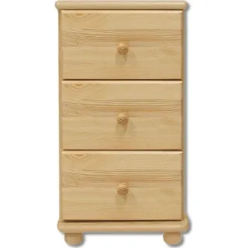 Komoda borovice masiv 3 šuplíky DN108 - šířka 40 cm