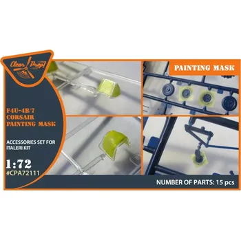 Plastikový model Clear Prop models 1/72 F4U-4B/7 Corsair painting masks (ITA)