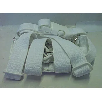 Kšíry pro dítě Kšíry do kočárku popruhy bílé česká výroba podetkané