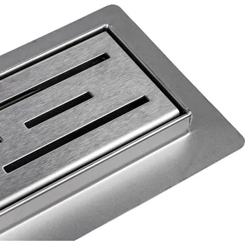 BPS-koupelny Sprchový odtokový žlab DL01 CLASSIC G2 HYD-2650 90 cm, satén