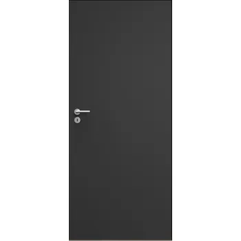 Interiérové dveře Dveře do skryté zárubně - plné - CPL LAMINÁT ČERNÁ GRAFIT Průchozí výška (cm): 197, Průchzí šířka (cm): 120