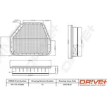 Vzduchový filtr Dr!ve+ DP1110.10.0485