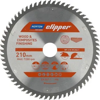 Pilový kotouč Kotouč pilový CLIPPER 210X2,8/1,8X30 Z64