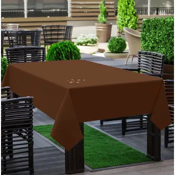 ubrus Venkovní ubrus GARDEN color 22 hnědá, různé rozměry Mybesthome Rozměr: 140x200 cm