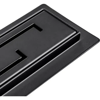 BPS-koupelny Sprchový odtokový žlab DL01 DELTA G4 HYD-2676 70 cm, černý