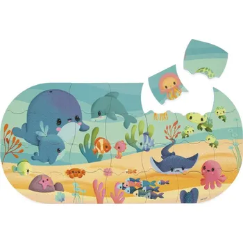 Hračka pro nejmenší Puzzle - Můj oceán - hračka do vody - 28 ks