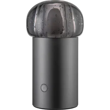 Lampička Přenosná stolní lampa IRIS 18 cm, LED, gunmetal, hliník, Blomus