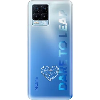 Telefonní příslušenství Odolné silikonové pouzdro iSaprio - čiré - Digital Love - Realme 8 / 8 Pro