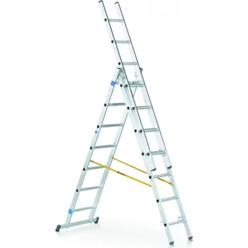 Zarges víceúčelový žebřík 3 dílný 3x9 příček