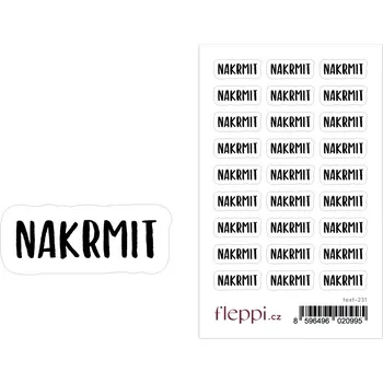 samolepka Fleppi Samolepky Nakrmit