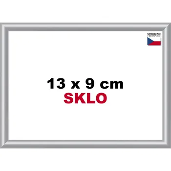 Puzzle BFHM Plastový rám 13x9cm - stříbrný