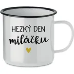 HEZKÝ DEN MILÁČKU - bílý plecháček 350 ml
