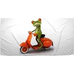 Ručník Žába na motorce: 70x140 cm