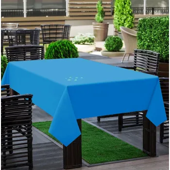 Stolování Venkovní ubrus GARDEN color 39 modrá, různé rozměry Mybesthome Rozměr: 140x240 cm