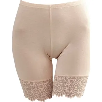 Kalhotky PeSaiL Dámské kalhotky s nohavičkou krajka - Ouno Barva: Béžová, Velikost: XL