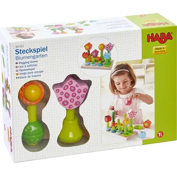 Dřevěná hračka Dřevěná hra - jarní zahrádka