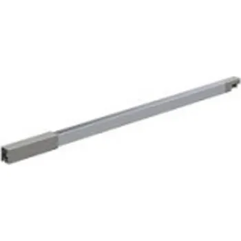 Nábytkové kování Hettich Podélný reling InnoTech Atira, 470 mm, levé, stříbrná