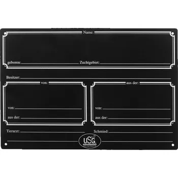 Čištění pro koně Tabulka na box USG